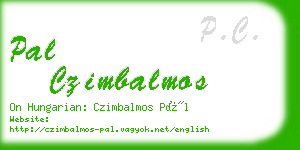 pal czimbalmos business card